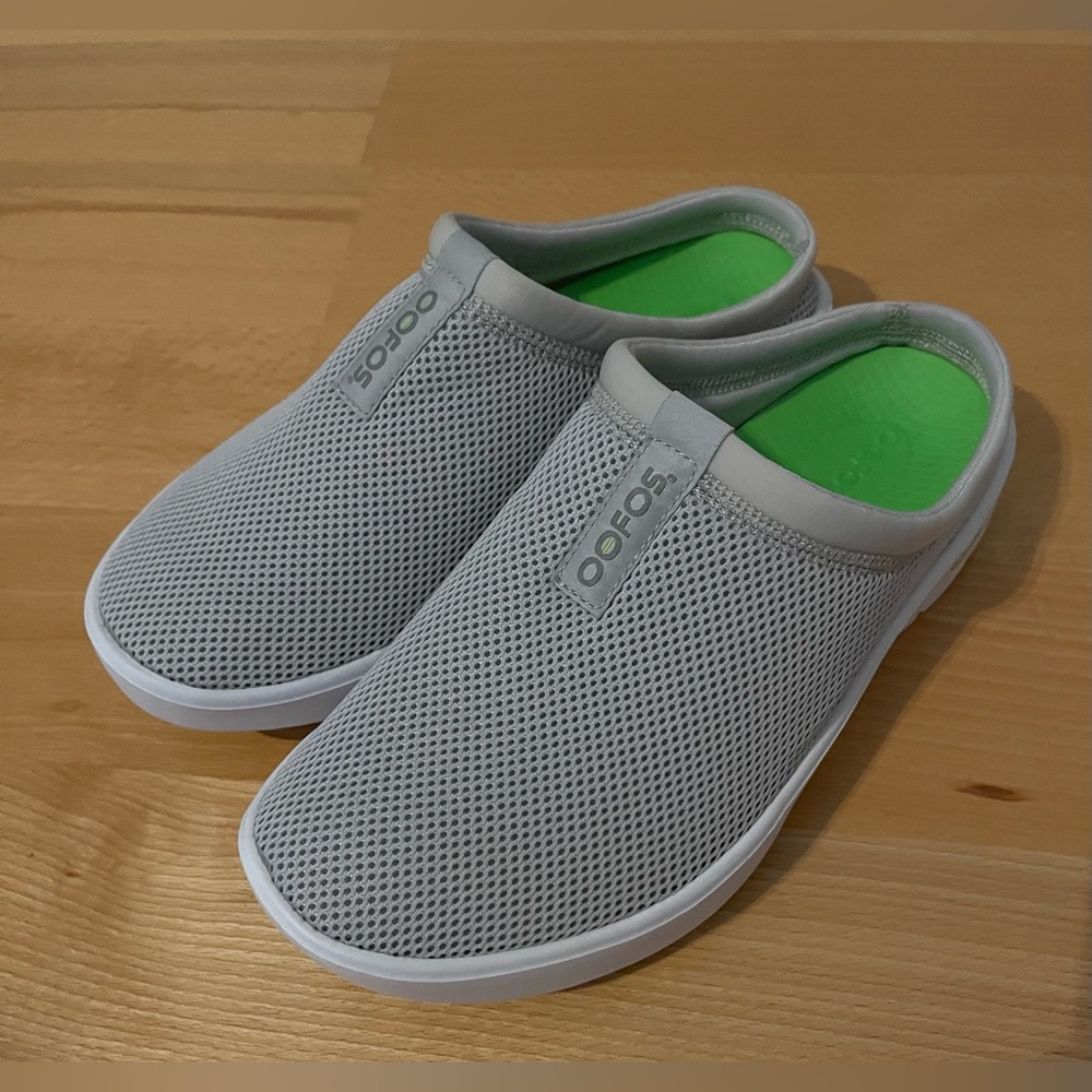 OOFOS Women’s Oocoozie Sport Mule Gray Sz. US9/EU40 - Picture 6 of 12